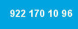 922 170 10 96 922 170 10 96